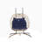 Wicker Rattan Patio Basket Egg Swing Chair with UV Resistant Cushions-925320667-925320614