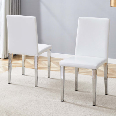 Chaises de salle à manger en lin