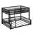 Metal Full XL Over Queen Bunk Bed With Ladder And Safety Guardrails-116489197