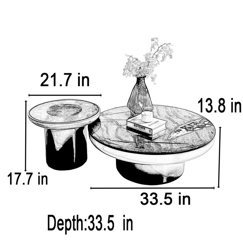 Table basse Avocado