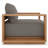 Beja Luxe Club Chair - Charcoal-120276899