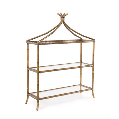 Doane Metal Bamboo Styled Shelving- Small