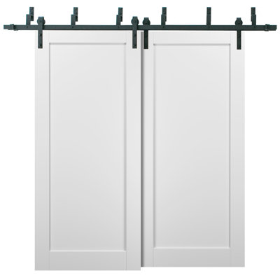 Quadro Paneled Sliding Closet Doors