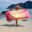 Serviette de plage en microfibre Caroli-75204855