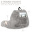 Faux Fur Reading Backrest Pillow-108989347