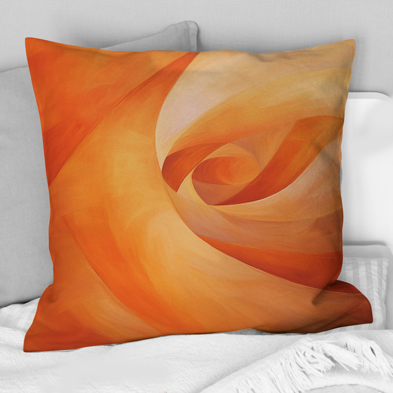 Coussin Tangerine Twist Spiral - Abstract Spirals