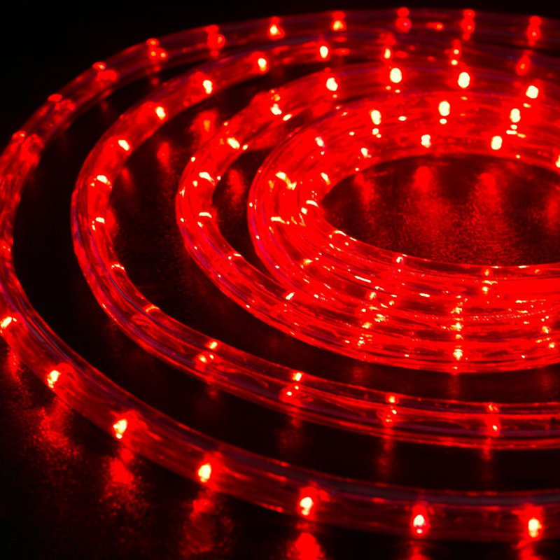 Cordon lumineux à DEL, 10 pi, Rouge