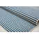 Callum Contemporary Banded Blue Area Rug