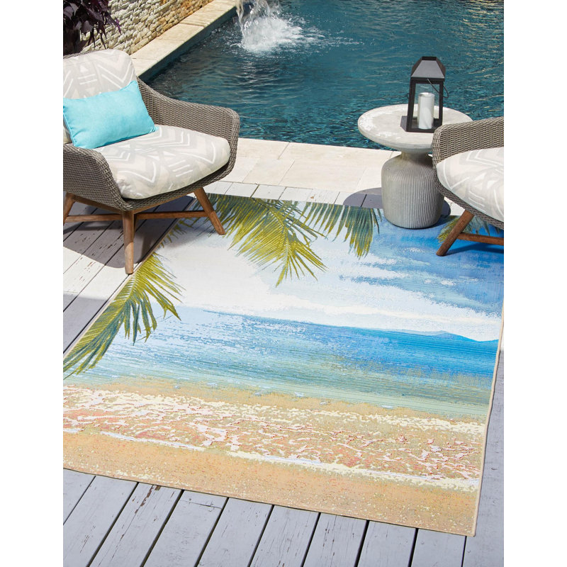 Tapis d'extérieur Ayton, Rectangle 4 pi x 6 pi