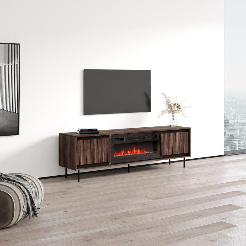 Meuble télé 180 po Swing, Noir