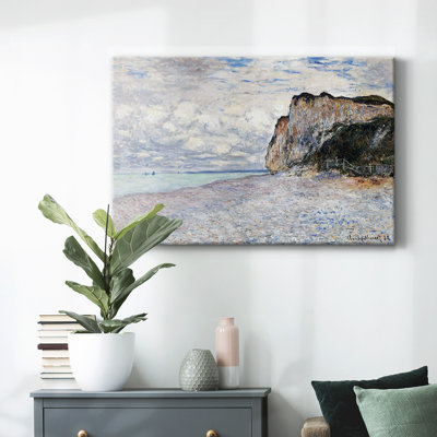 Cliffs near Dieppe, 1882-Gallery Wrapped Canvas