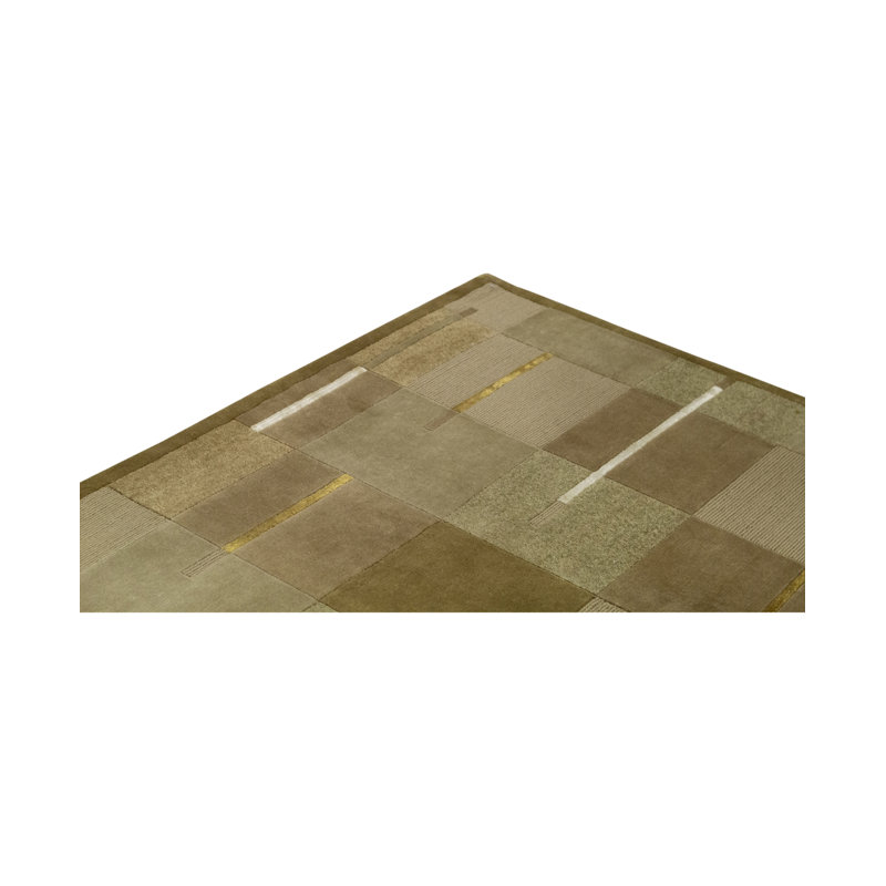 Himalayan Geometric Area Rug in Beige