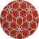 Premium Machine Washable Prisco Red Rug
