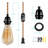 Pendant Light Cord Kit Hemp Rope With Dimmer, Vintage Hanging Lighting Cord(Shade Not included)