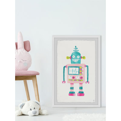 Tomaz 'Girly Robot' Framed Print