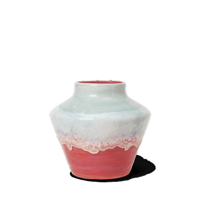 Poppery Vase H 8,1 po - menthe