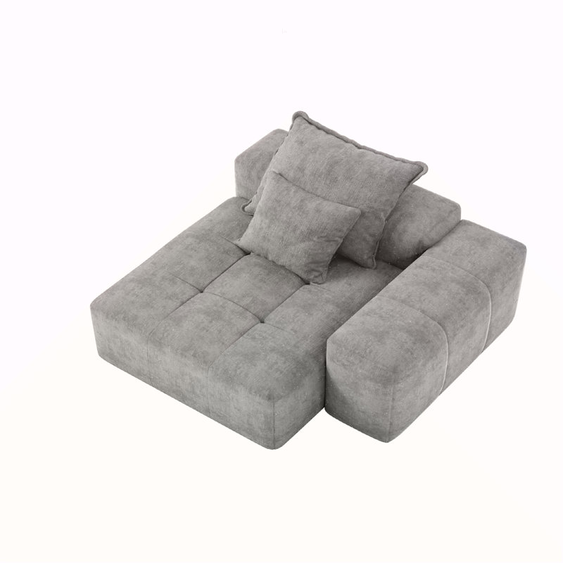Canapé modulaire surdimensionné Modern, Gris