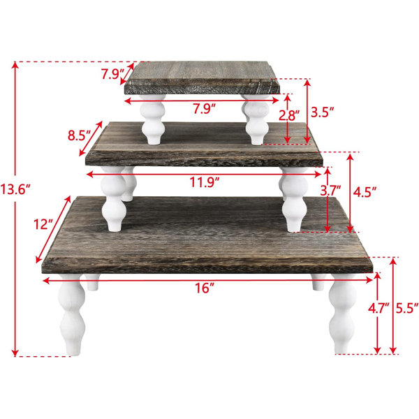 Ikee Design 4.33'' L x 13.15'' W Surface Riser & Reviews | Wayfair