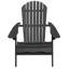 Chaise Adirondack pliante en bois d'acacia rustique-327182261