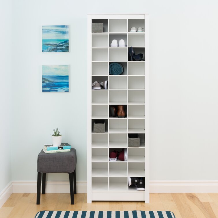 Kahl 36 Pair Shoe Rack footwear in check with this space-saving