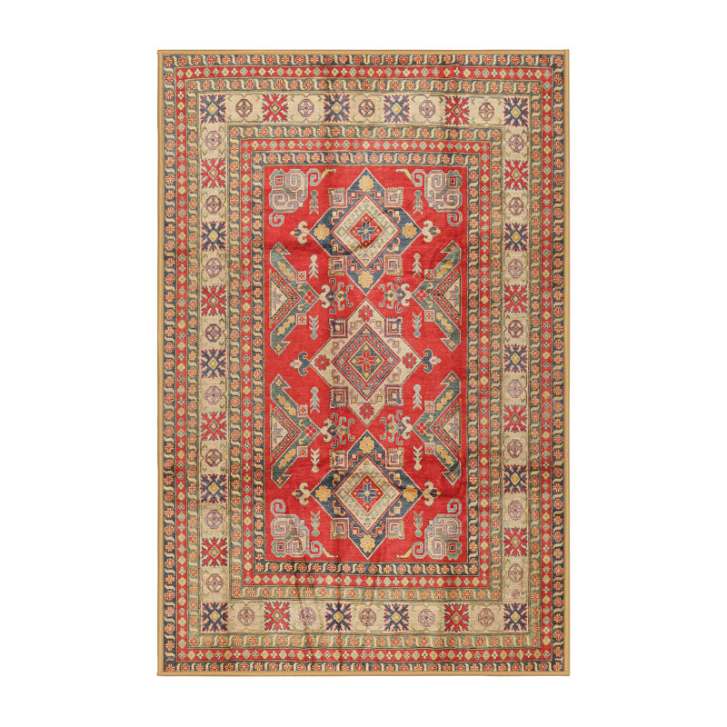 Tapis orange Southwestern, Rectangle 8 pi x 12 pi