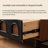 Black&Walnut Solid Wood Sideboard
