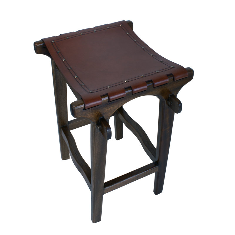 Tabouret Witherbee 30, Brun antique
