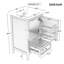 Meuble-lavabo de 20 po avec lavabo, tablette de porte et patins réglables, tiroir noir-1993587296-1993587299