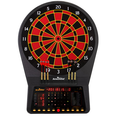 Arachnid Cricket Pro 750 Electronic Dartboard with Darts
