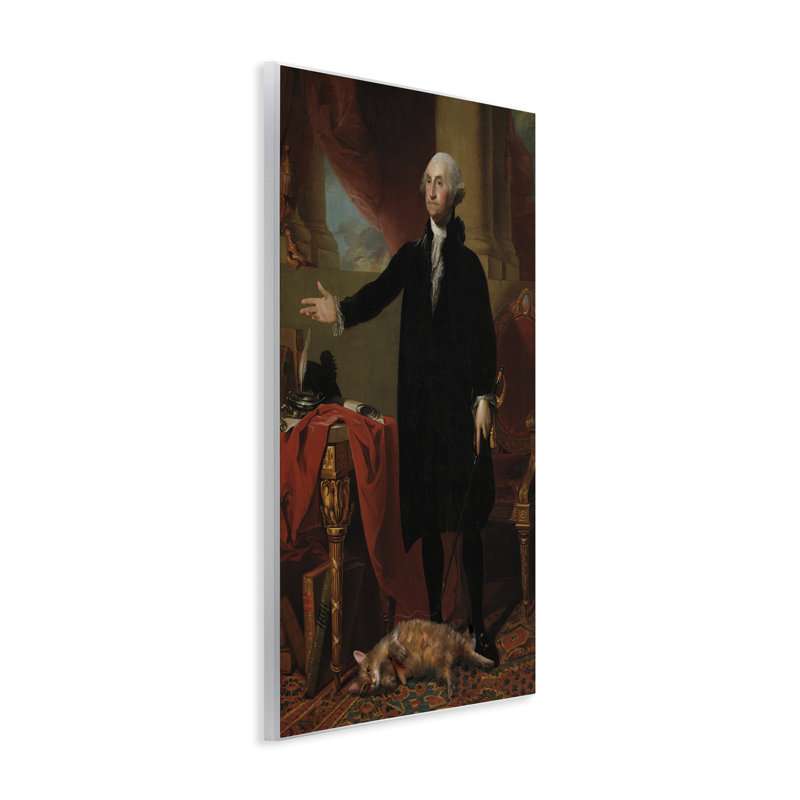 Plaque murale «Purrsuit Of Liberty», par Sarah Adams, H 19 po x l 13 po