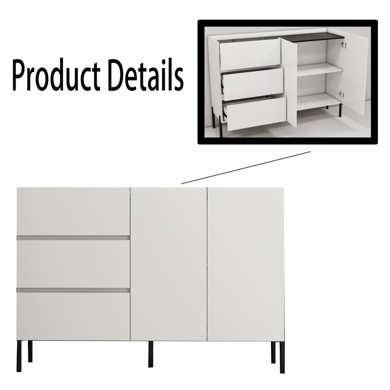 Prestine 55'' Sideboard