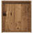 vidaXL Wall-mounted Bedside Cabinet Engineered wood Compact-940489130