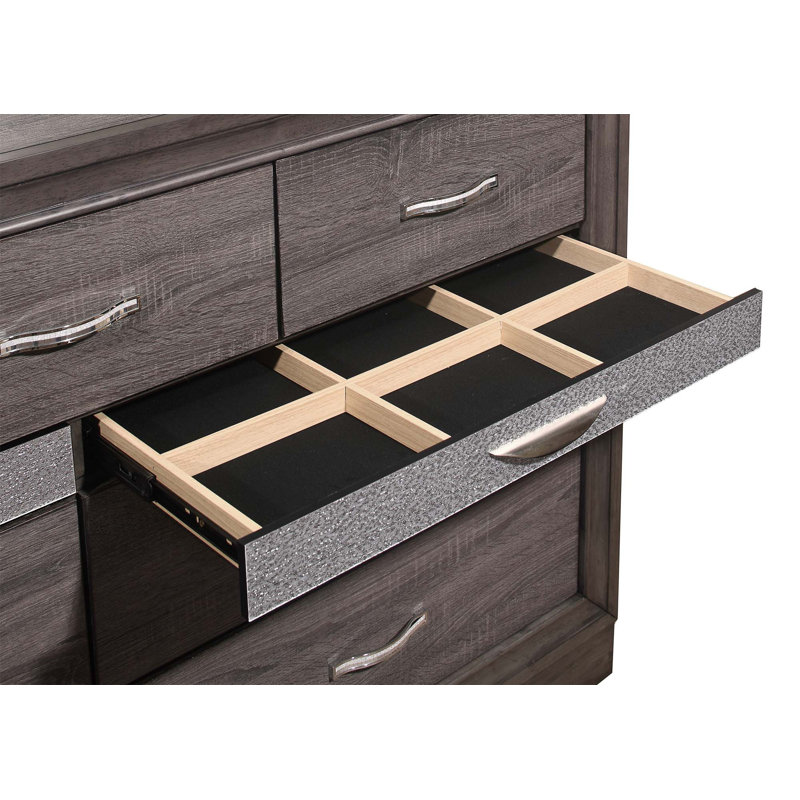 RYDER SPARKLE GREY DRESSER