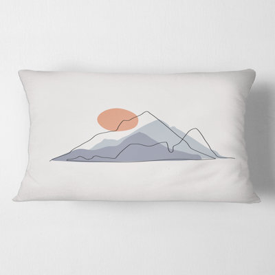 Abstract Throw Pillow