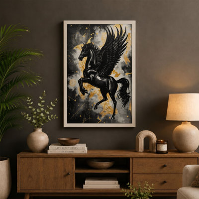 Pegasus Rising Maximalist - Wrapped Canvas