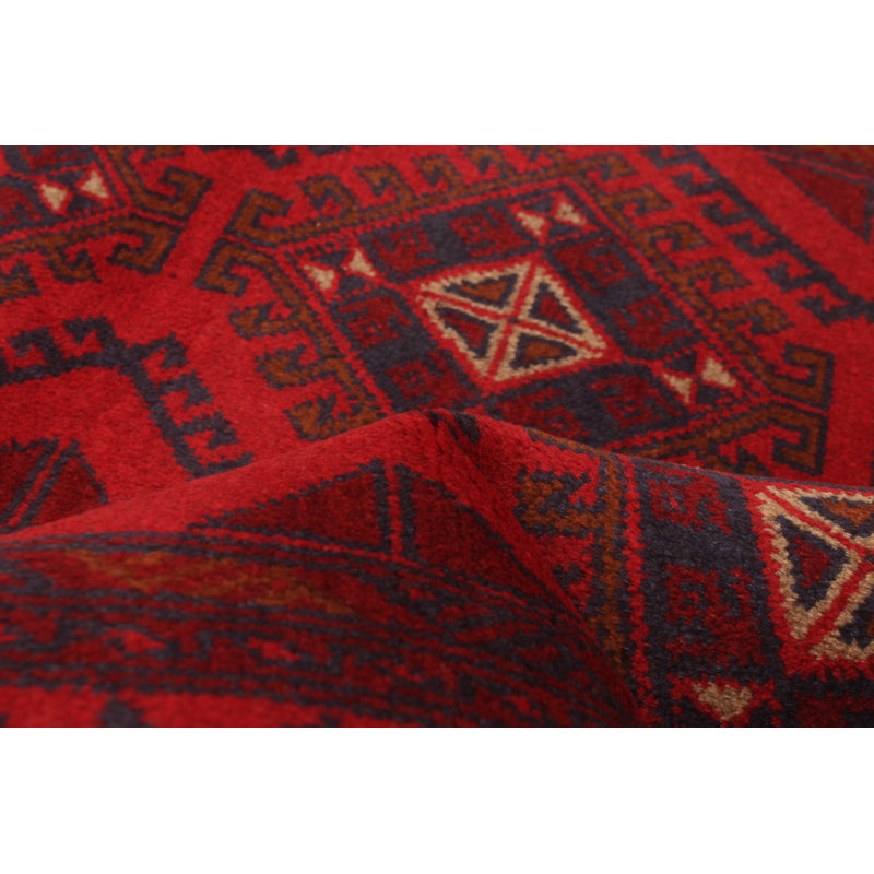 Tapis rouge Finest Khal Mohammadi 3 pi 4 po x 4 pi 11 po