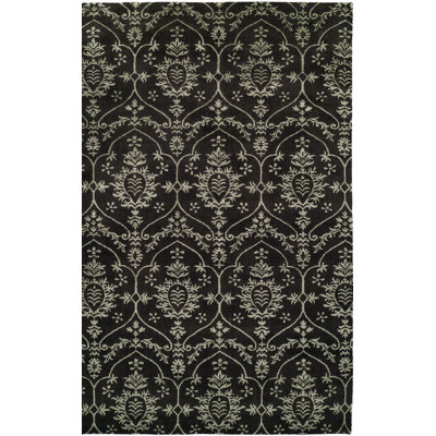 Paisley Area Rug in Black