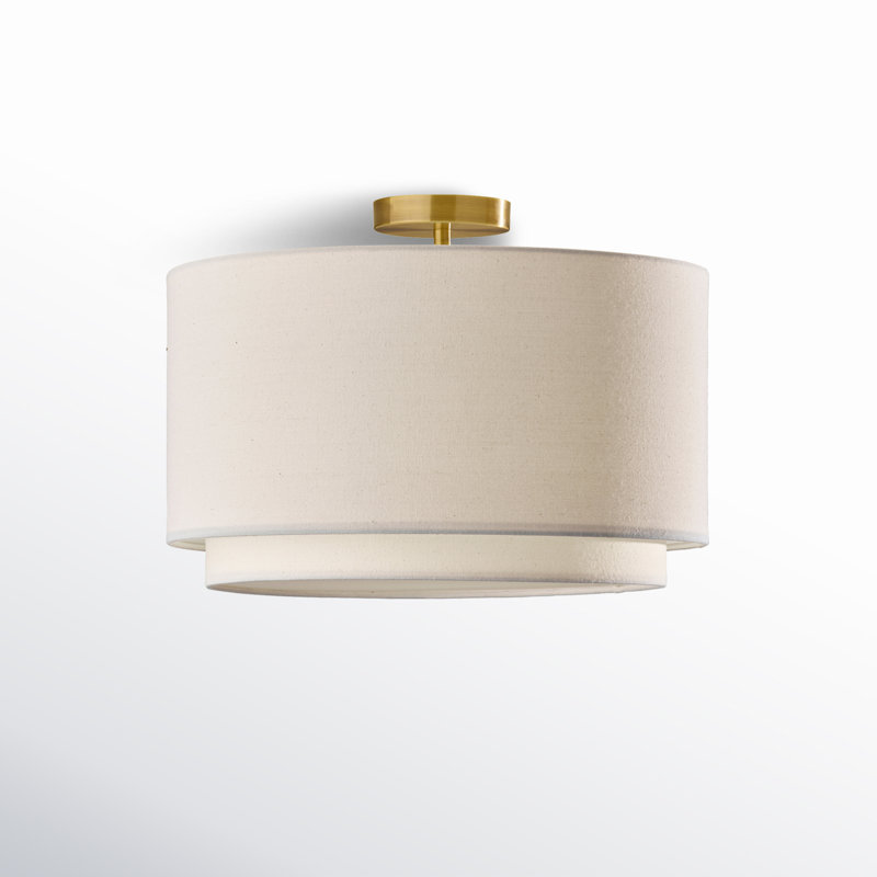 Finley Poly-Blend Semi Flush Mount