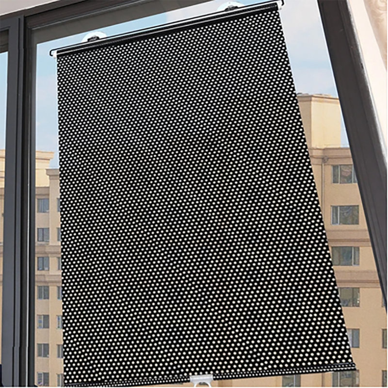 Blackout Blind Shade With Suction Cups Roller Window Shades,40*125cm