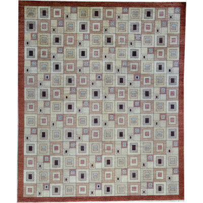 Wool Geometric Area Rug