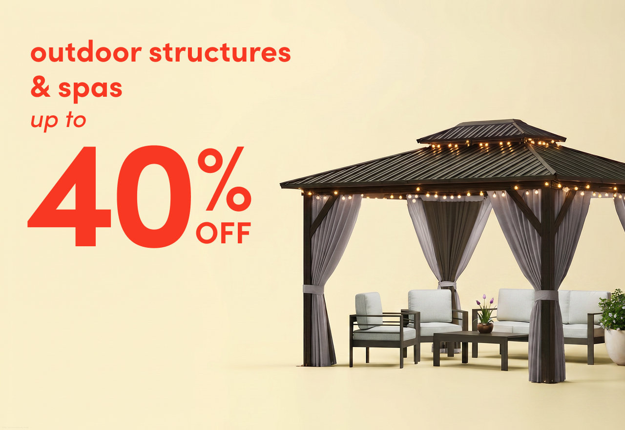 outdoor structure & spa clearance