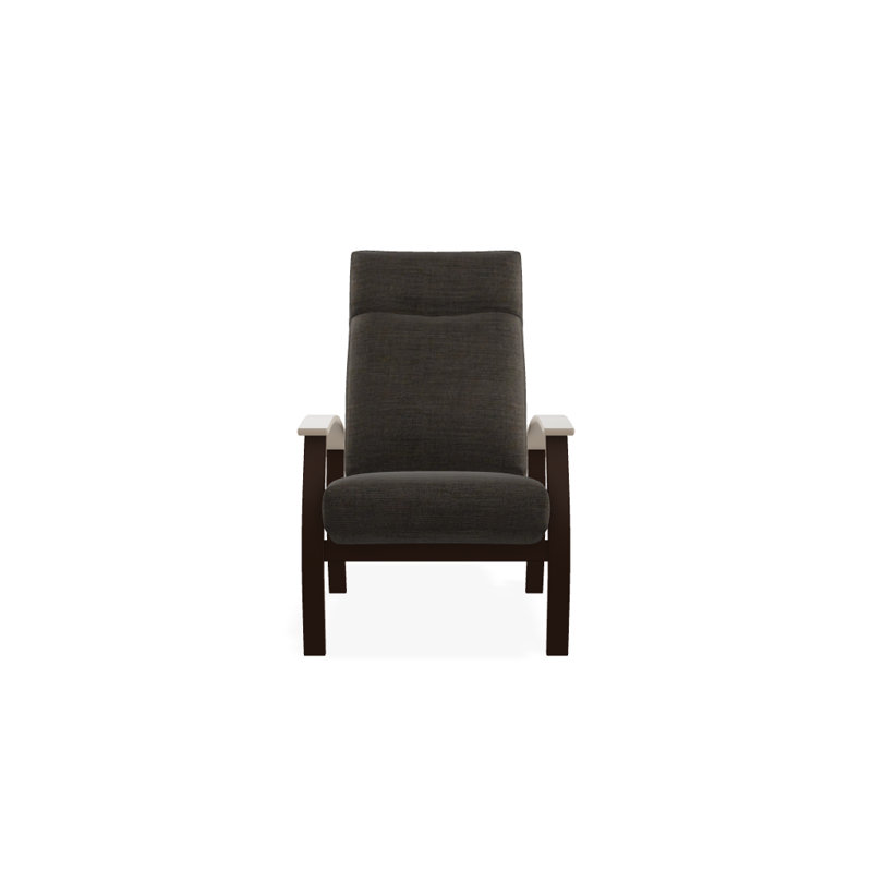 Chaise de patio inclinable avec coussins Askar, Tissage uni cendre coulée Sunbrella®, Kona texturé, Désert P60