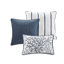 Ensemble d'édredon pour grand lit en coton 100% satin de coton Bayside 7 pièces-1959353910