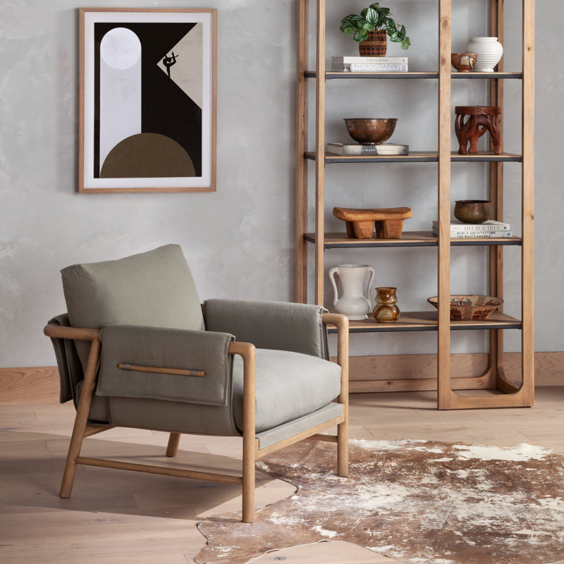 Kodie 32.25" W Armchair, Olive