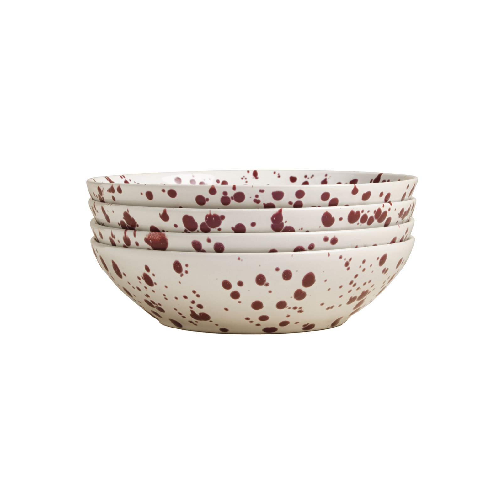 Year & Day Splatter Big Bowls, Purple