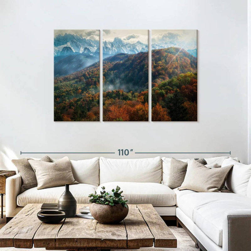 Alvord, automne dans les Alpes, H 48 po x l 74 po