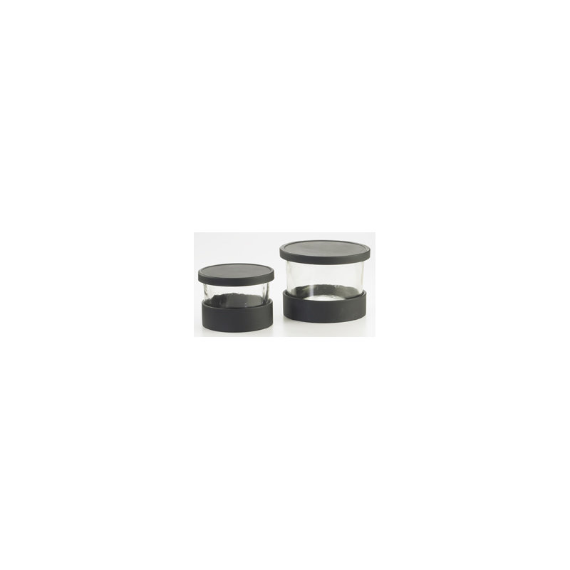 16Oz Mix Jar Set W/Notch Lid