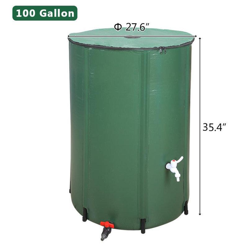 Baril d'eau de pluie 100 gallons
