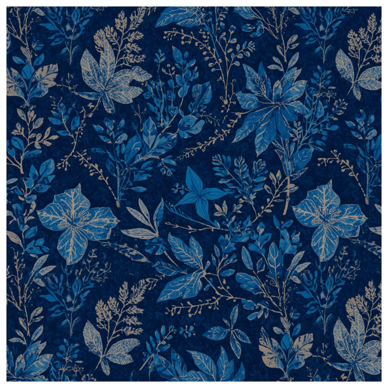 Tapis de bain à motif floral, L 24 po x L 17 po