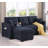 Versatile Plush Sofa Bed with Sturdy Legs for Relaxing Moments